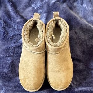 UGG Tan Suede Ankle Boots
